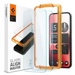[2-Pack] Spigen Nothing Phone 2A/2A Plus Härdat Glas Skärmskydd ALM Glas.Tr