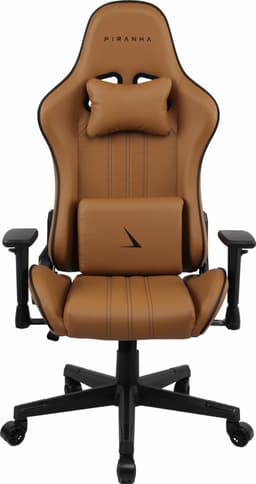 Piranha Attack Cognac v2 gamingstol (brun)