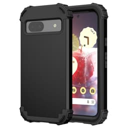 SKALO Google Pixel 8a Shockproof Armor Suojakuori - Musta
