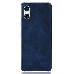 SKALO Sony Xperia 10 VI PU-nahkainen Suojakuori - Sininen