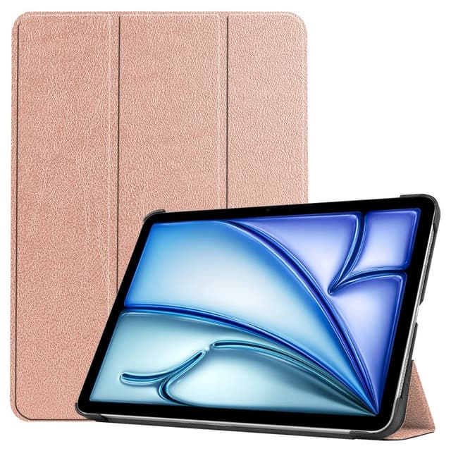 SKALO iPad Air 11 (2024) Trifold Flip Cover - Rosa guld