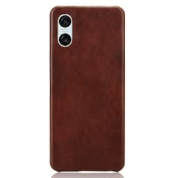 SKALO Sony Xperia 10 VI PU-læder Cover - Brun