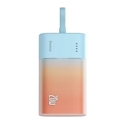 Baseus Popsicle powerbank 5200mAh 20W med lightningkabel och somriga färger