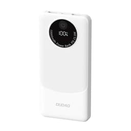 Dudao Tehopankki 10000 mAh – PD 22,5 W USB-C ja 2×USB-A – Valkoinen