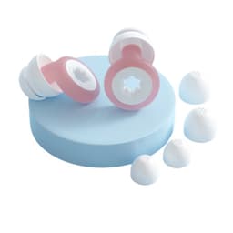 Silikon ørepropper: Støyreduksjon for fredelig søvn Rosa