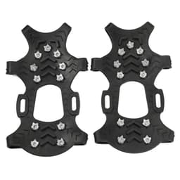 Sklisikre brodder med 11 tenner for fotturer og gange på is og snø XL