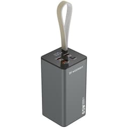 30000 mAh powerbank med 65 W hurtiglading, 2xUSB-C og 1xUSB for bærbar PC og mobil
