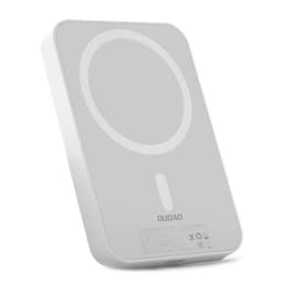 Dudao Powerbank 10000mAh 20W med USB, USB-C og MagSafe - Hvid