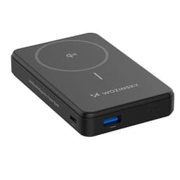 Powerbank 10000mAh med 22,5W snabbladdning, Qi2 trådlös laddning och inbyggt stativ