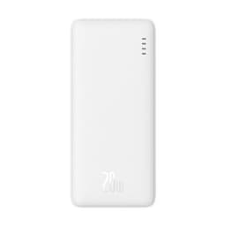 Baseus Airpow powerbank 20W 10000mAh med dobbel lading - Hvit