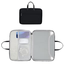 180 graders laptop-sleeve, vandafvisende beskyttelse Sort S