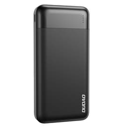 Dudao Powerbank 10000mAh 10W USB, USB-C ja MicroUSB - Svart