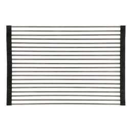 Dreneringsmatte i Rustfritt Stål for Kjøkkenbenken – Varmebestandig og Sklisikker, 48x33 cm