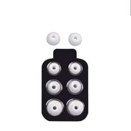Silikon ørepropper for Beats X, urbeats 3.0 hodetelefoner Hvit