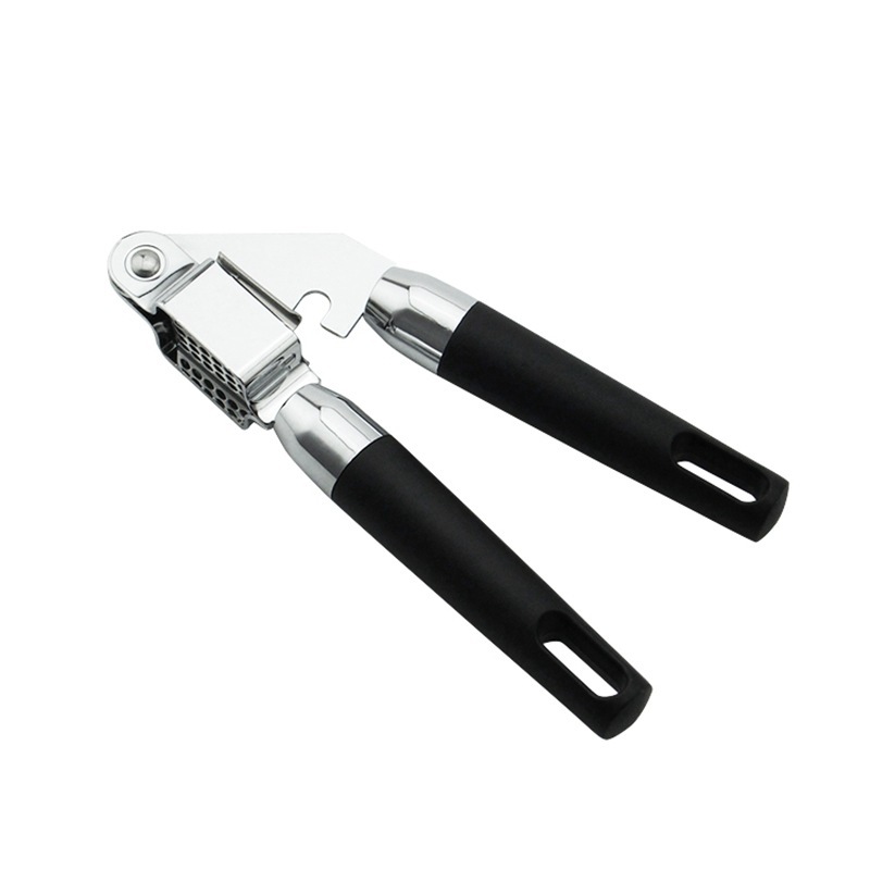 Ruostumattomasta teräksestä valmistettu valkosipulipuristimen Musta