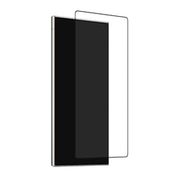 Puro Galaxy S25 Ultra Härdat glas Skärmskydd Frame - Svart