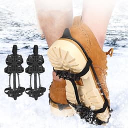 24-tenner anti-skli isklo-skotrekk Sort L