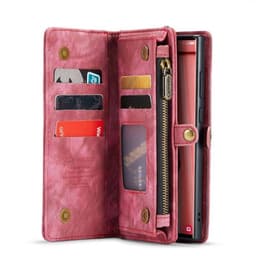 CaseMe mobilcover 008 8-kort Samsung Galaxy S25 Ultra - Rød