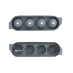 Silikonform för stora ishockeypuckar Grå
