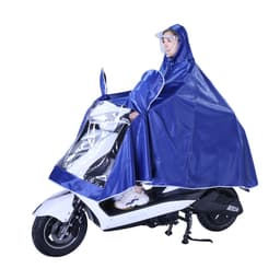 Sykkelsykkel regnfrakk regn cape poncho med refleksstriper 6XL