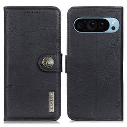 KHAZNEH Google Pixel 10 Pro / 10 / 9 Pro / 9 Lommebok-deksel - Svart