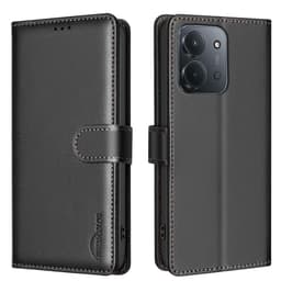För Xiaomi Redmi 15C 5G / 15C 4G Fodral BINFEN COLOR BF32 Plånboksfodral - Svart