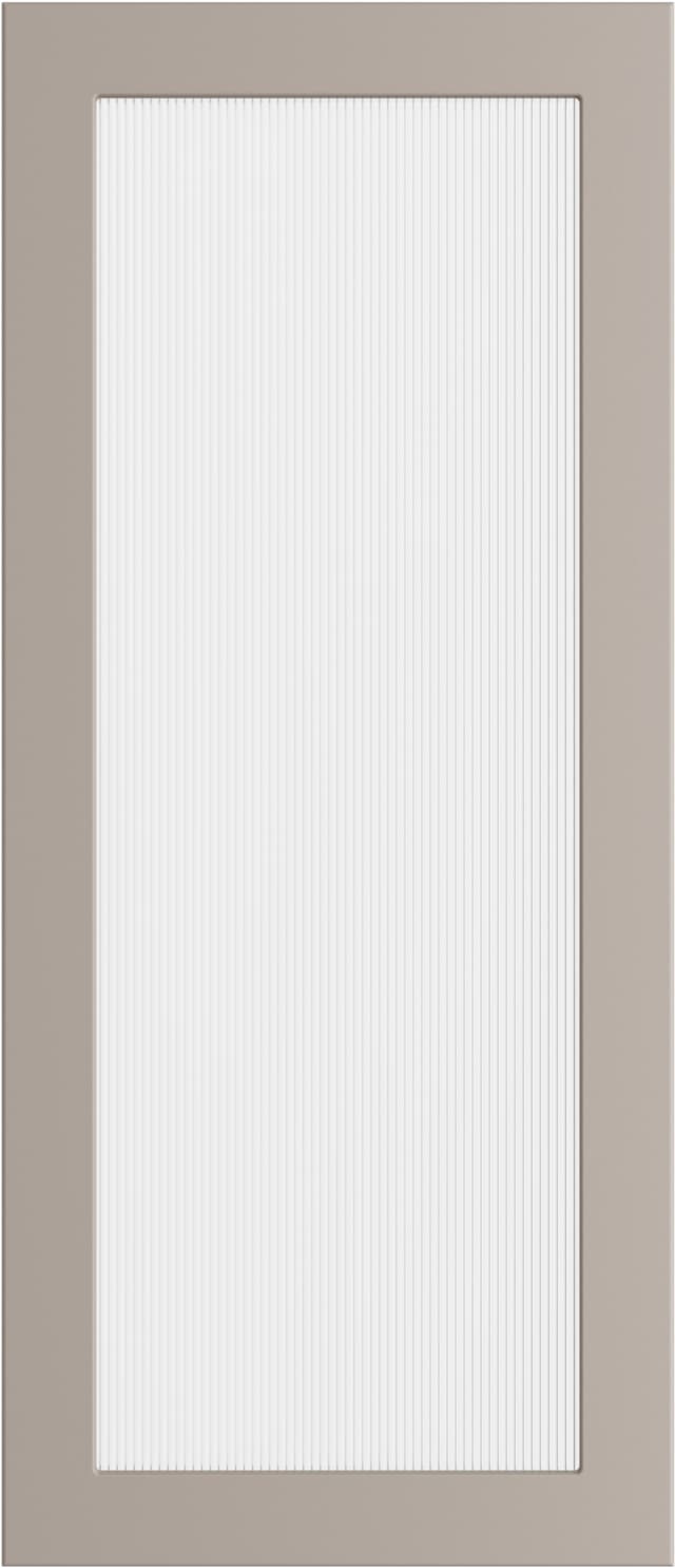 Epoq Trend Sand räfflad glaslucka 40x92