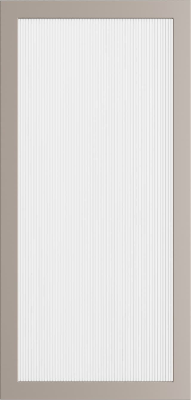 Epoq Trend Sand räfflad glaslucka 60x125