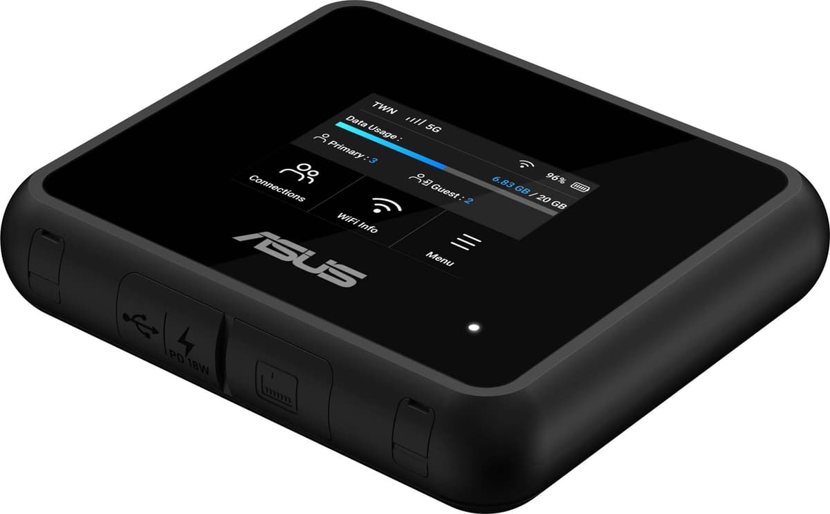 Asus 5G GO WF7/BE5800 mobil bredbandsrouter - Elgiganten