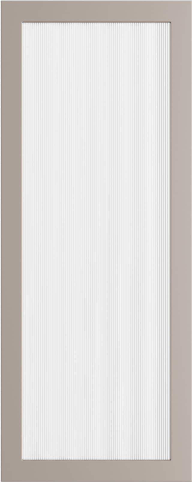 Epoq Trend Sand räfflad glaslucka 50x125