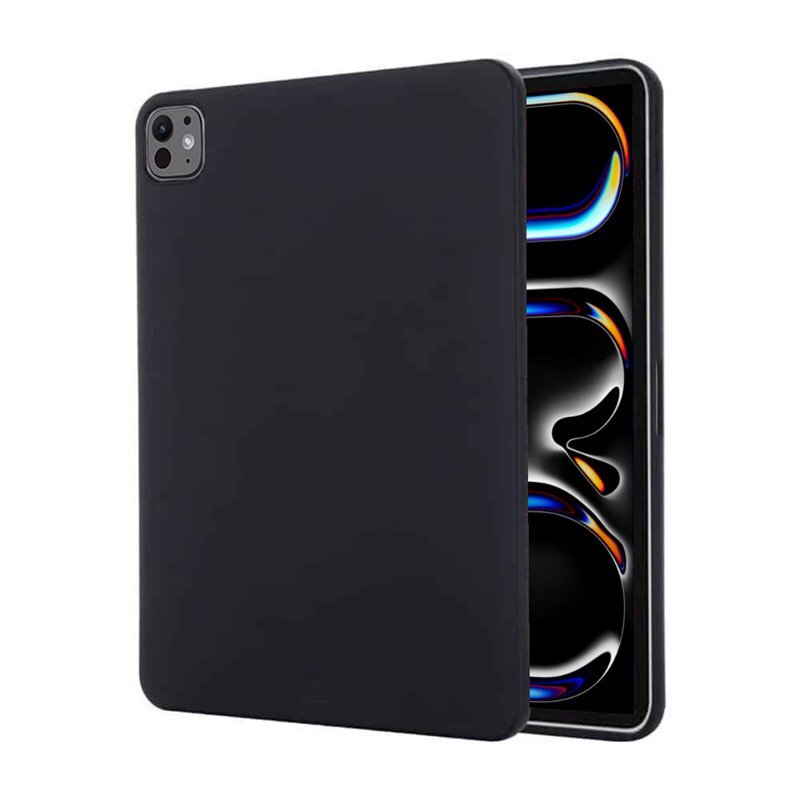 Liquid silikon surfplatteskal iPad Pro 11 (2025) - Svart