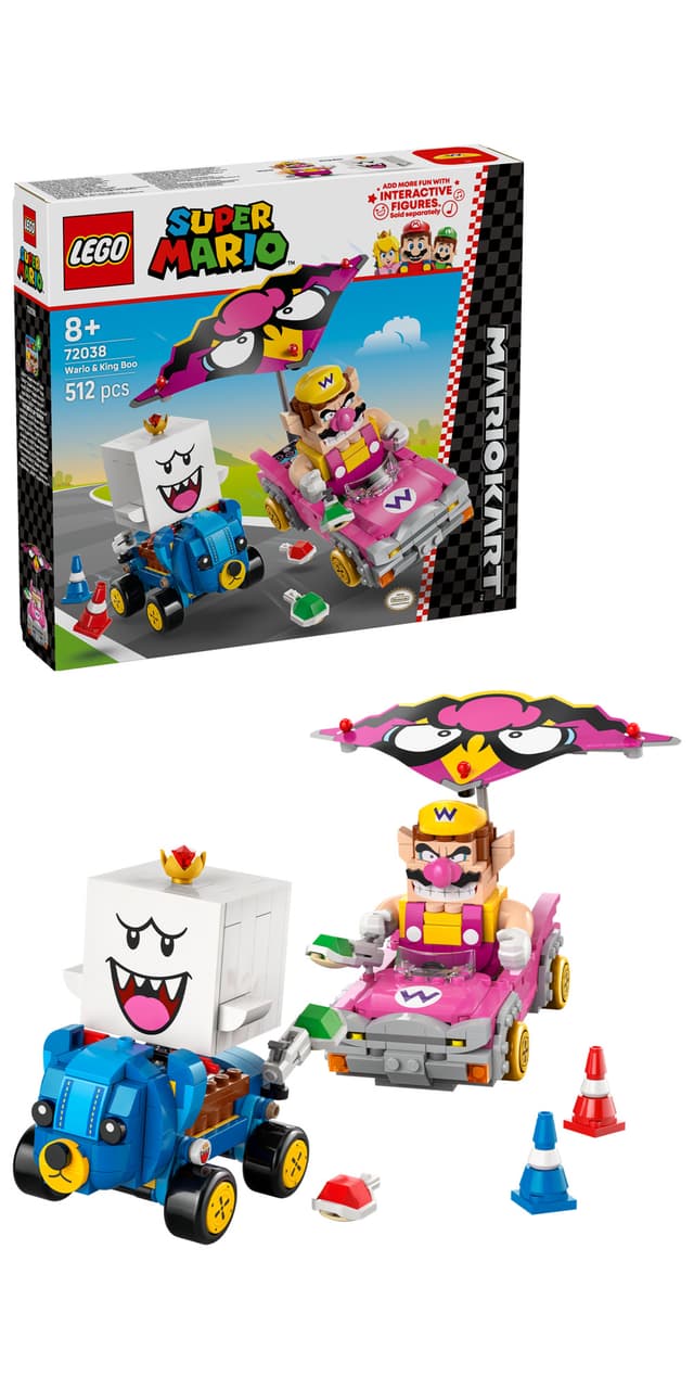 LEGO - Super Mario - Mario Kart™ – Wario & King Boo (72038)