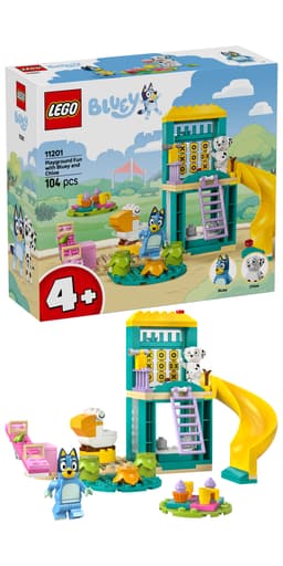 LEGO Bluey: Moro på lekeplassen med Bluey og Chloe 11201