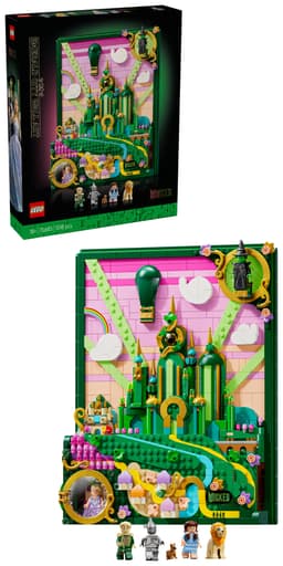 LEGO Wicked Emerald City-veggkunst 75685