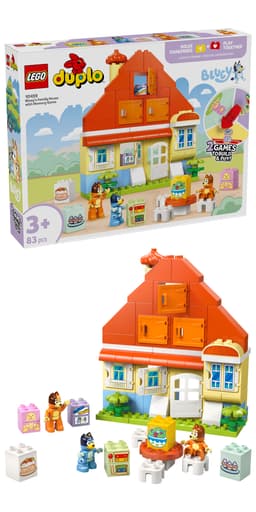 LEGO DUPLO Bluey: Blueys families hus med huskespil 10459