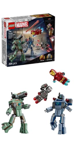 LEGO Marvel Iron Man og War Machine mot Hammer-droner 76320