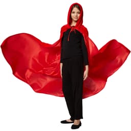 Børnekostume mystisk kappe med hætte