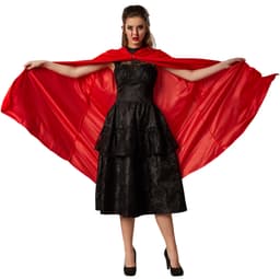 Sammetscape med huva