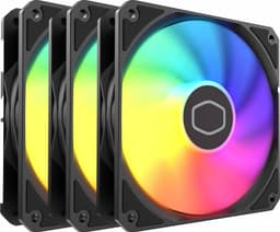 Cooler Master MF 120 Lite ARGB fläkt (3-pack, svart)