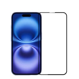SKALO iPhone Air Heltäckande Skärmskydd Härdat Glas - Svart