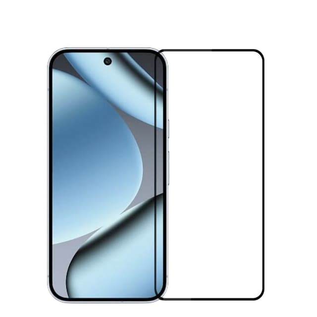 SKALO Google Pixel 10 FULL-FIT Hærdet Glas Skærmbeskyttelse - Sort