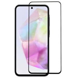 2-KPL SKALO Samsung Galaxy S25 FE Koko Näytön Karkaistu Lasi - Musta