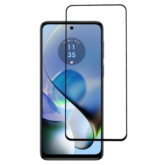 SKALO Motorola Moto G56 5G FULL-FIT Hærdet Glas Skærmbeskyttelse - Sort
