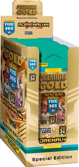 Panini FIFA 365 Adrenalyn XL 2026 Premium Gold keräilykortit