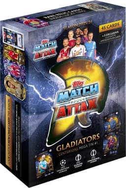 Topps Premier League Attax Champions League Mega Tin samlekort