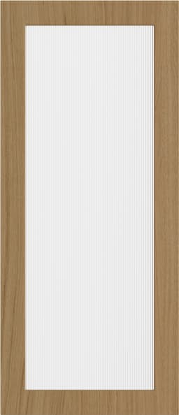 Epoq Edge Warm Oak riflet glassdør 40x92