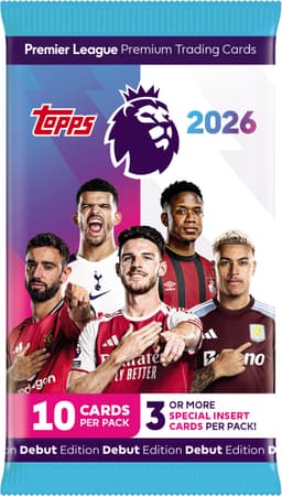 Topps Premier League samlarkort booster-förpackning
