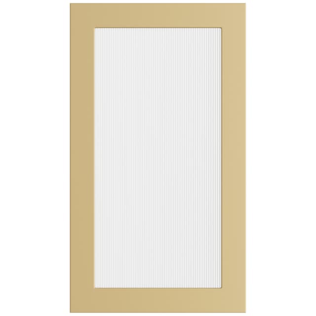 Epoq Trend Dusty Yellow räfflad glaslucka 40x70
