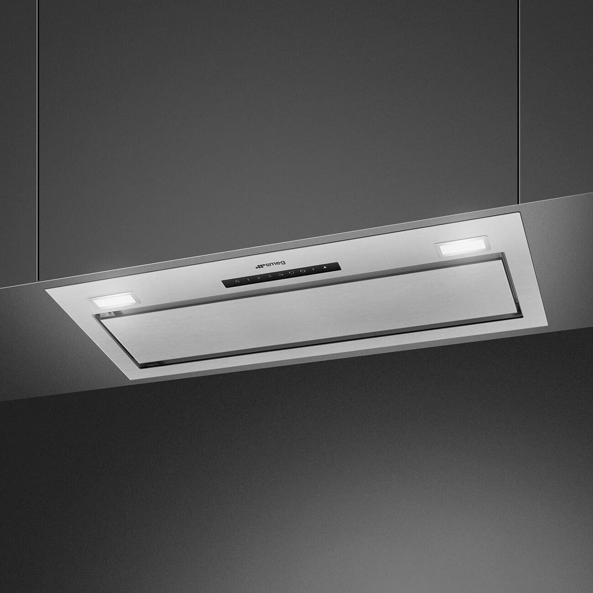 Smeg Serie Universal Integrerad Köksfläkt KSG8P4X (rostfri 80cm ...
