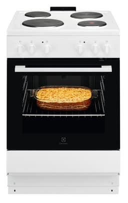 Electrolux 300 masseplade komfur LKS6000N0W (60cm)